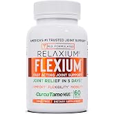 Flexium Fast-Acting Joint Support Supplement, Turmeric, Drug-Free, 60ct | With CurcuTame Blend, Formulated to Support Comfort and Mobility
