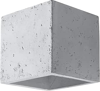 Sollux QUAD BETON SL.0487 - Lámpara de pared LED moderna para ...