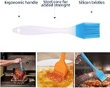 JEOPKO 6 Pcs Silicone Basting Brush Set Heat Resistant Pastry Baking Grilling view 6