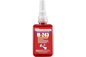 ESKONKE Blue Thread Locker 243 Nuts & Bolts Locker Medium Strength Removable 1.69 Fl oz Threadlocker Lock Tight & Seal Fasteners Anaerobic Curing Metal Glue (243)