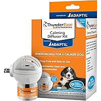 ThunderEase Dog Calming Pheromone Diffuser Kit | Powered by ADAPTIL | Vet Recommended to Relieve Separation Anxiety, Stress B