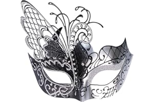 CODDSMZ Mysterious Venetian Butterfly Lady Masquerade Halloween Party Mask Evening Prom Ball Mask Bar Costumes Accessory