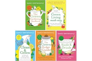 Nancy Birtwhistle 5 Books Collection Set (The Green Gardening Handbook, Green Living Made Easy, Clean & Green, The Green Budget Guide, Sizzle & Drizzle)