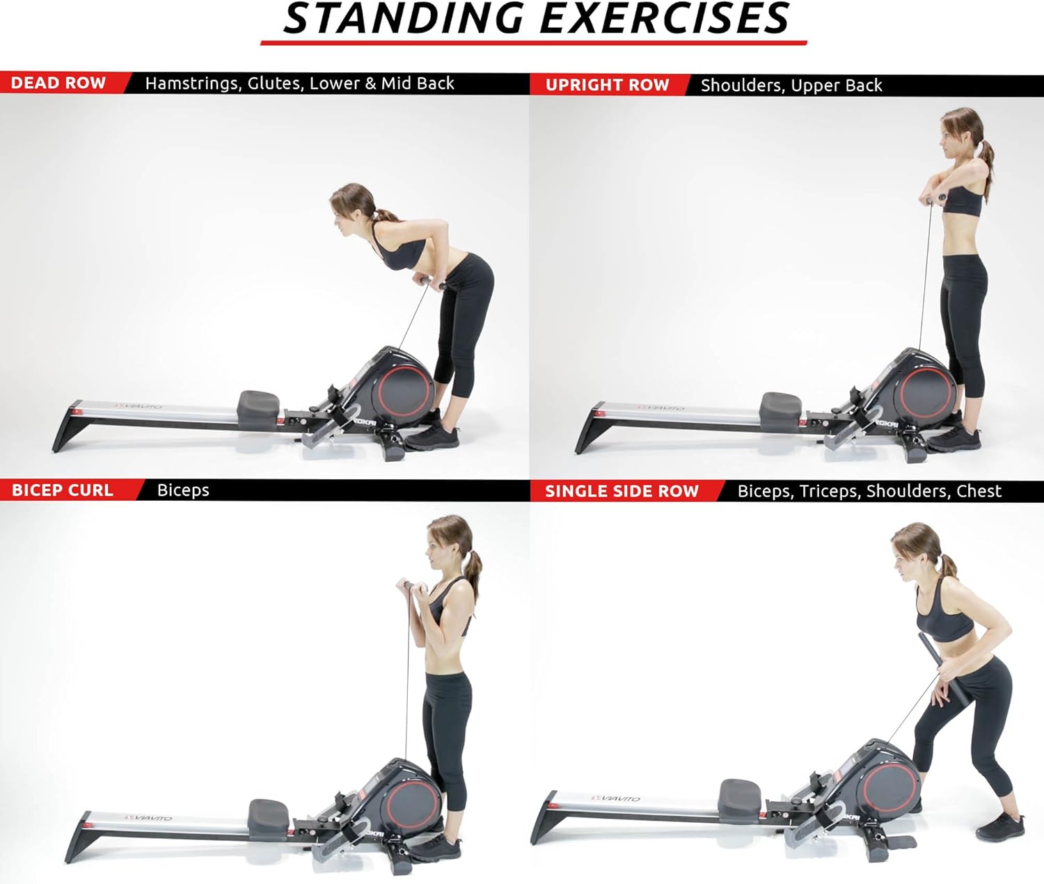 viavito rokai rowing machine