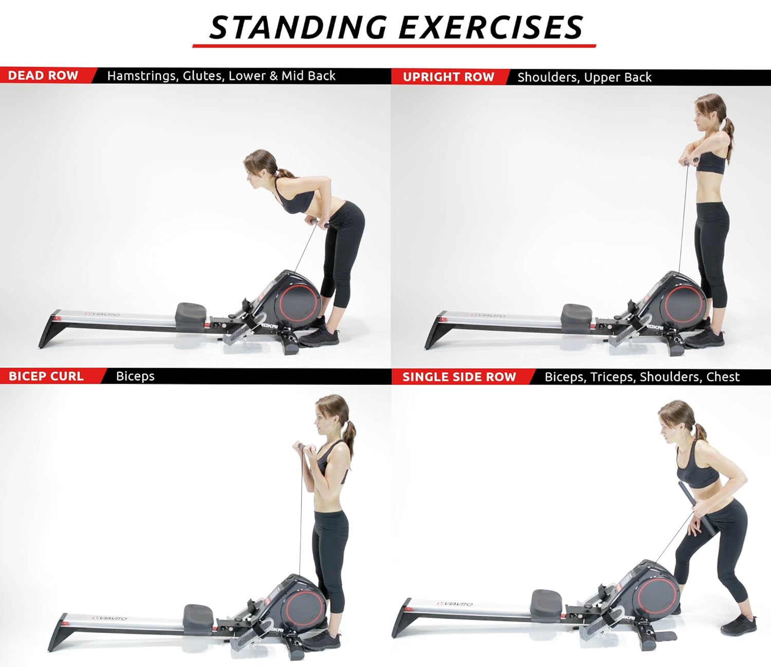 viavito rokai rowing machine