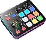 MAONO MaonoCaster G1 NEO Gaming Audio Mixer Pro-Preamp 48V Phantom RGB Bluetooth