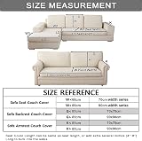 SHANNA Thick Lamb Faux Sofa Cover 1 2 3 4 Seater Non-Slip 110x110cm view 7