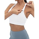 Foucome Nursing Bras for Breastfeeding Racerback Maternity Sports Bra Workout Yoga Pregnancy Bra