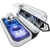 ESR 3 Pack for iPhone 16/iPhone 15 Screen Protector, Classic | Easy One-Pull Installation, 2X Impact Absorption, 9H Tempered Glass, Full-Coverage Protection, UltraFit Tray, Bubble-Free