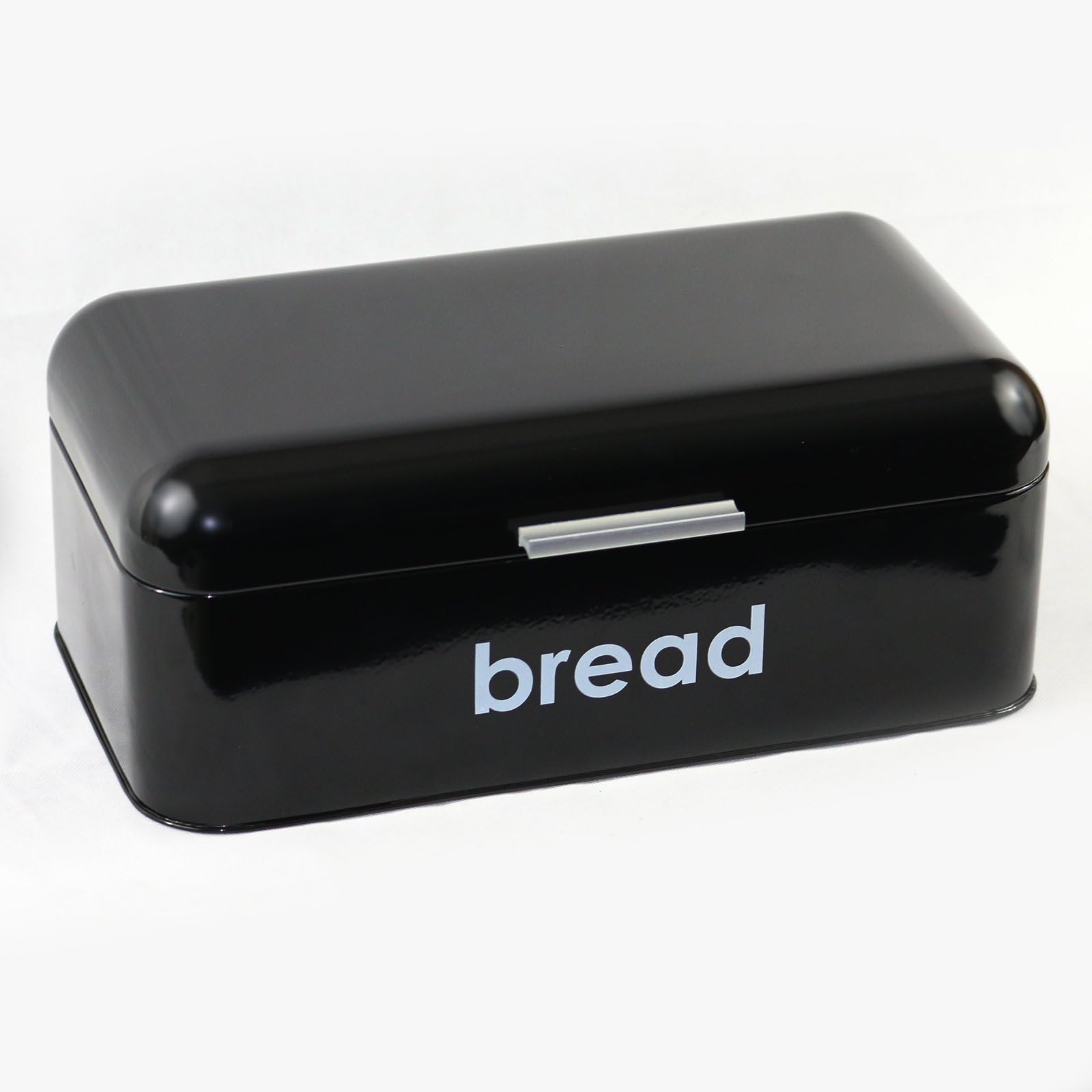 PRICECRUNCHERSPrice Crunchers Bread Bin Flat Black Food Storage Bread Boxes
