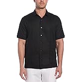 Cubavera Men's Linen Blend Guayabera Short Sleeve Button-Down Shirt (Available in Big & Tall)
