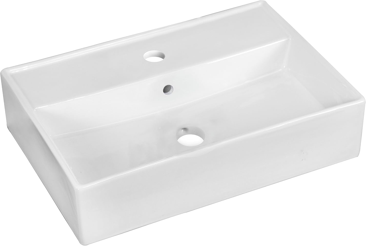 American Imaginations Ai 3 1328 Above Counter Rectangle Vessel For Single Hole Faucet