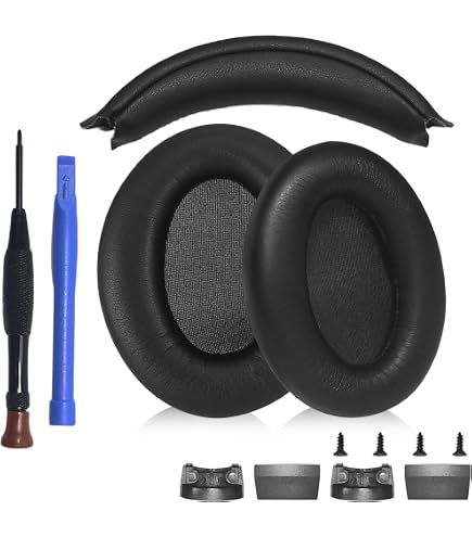 Amazon.com: SOULWIT Headband for Sony WH-1000XM3 - Black | for