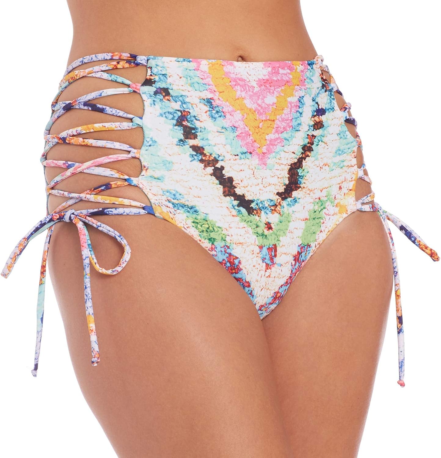 mara hoffman high waisted bikini