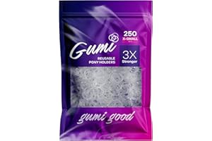 GUMI GOOD Gumi Clear Elastics 1/2 inch Hair Band Extra Small