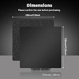 UniTak3D PEI Build Plate 235mm for Flashforge Adventurer 5M AD5X Double Sided view 3