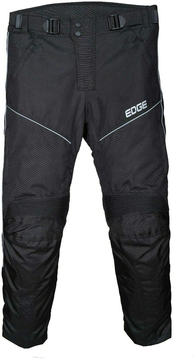 Textile Men Black Cordura Waterproof CE Armored Motorbike