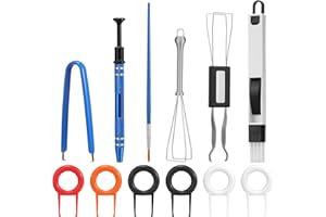 Frienda 12 Pack Keyboard Lube Switch Puller Kits Key Cap Remover Tools Mechanical Switch Opener for Mechanical Keyboard Removing Fixing Cleaning
