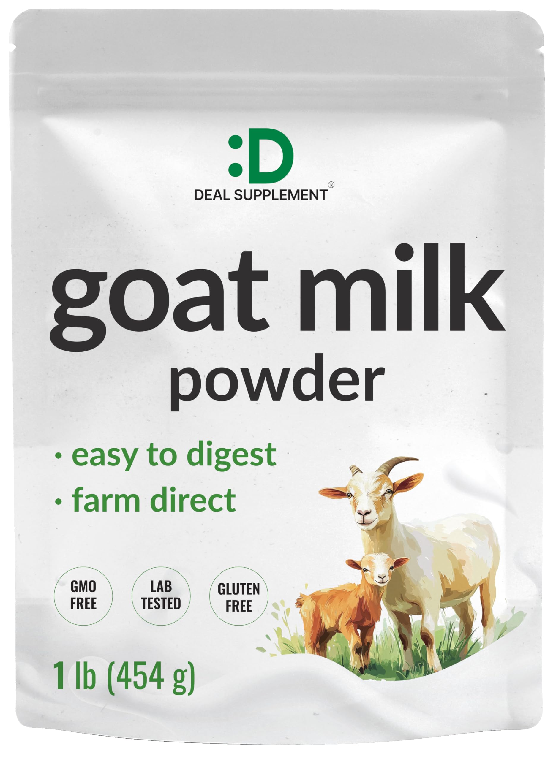 Goat Milk Powder, 1lb – Natural Grass Fed Source