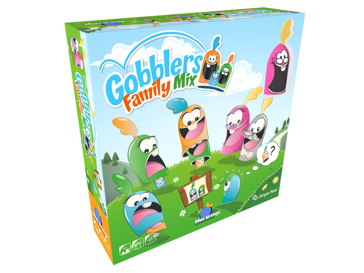 Blue Orange Gobblers Family Mix Game