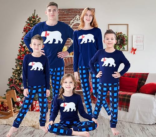 Dolphin&Fish Family Matching Christmas Pjs Men's Pajamas Christmas