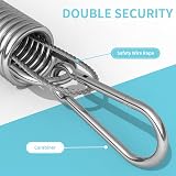 Morzejar Hanging Chair Spring Suspension Kit 304 Stainless Steel 150 kg view 3