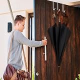 iHMeiju Over The Door Hooks Set of 4 White Hangers 20lb Load Capacity view 6