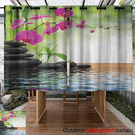 Amazon Com Andytours Curtains For Bedroom Spa Composition