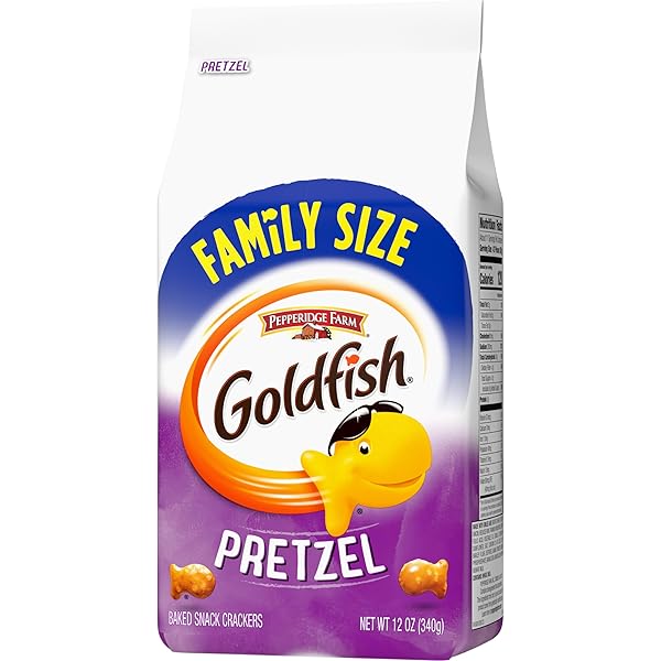 GOLDFISH PRETZEL CRACKERS, 12 OZ BAG