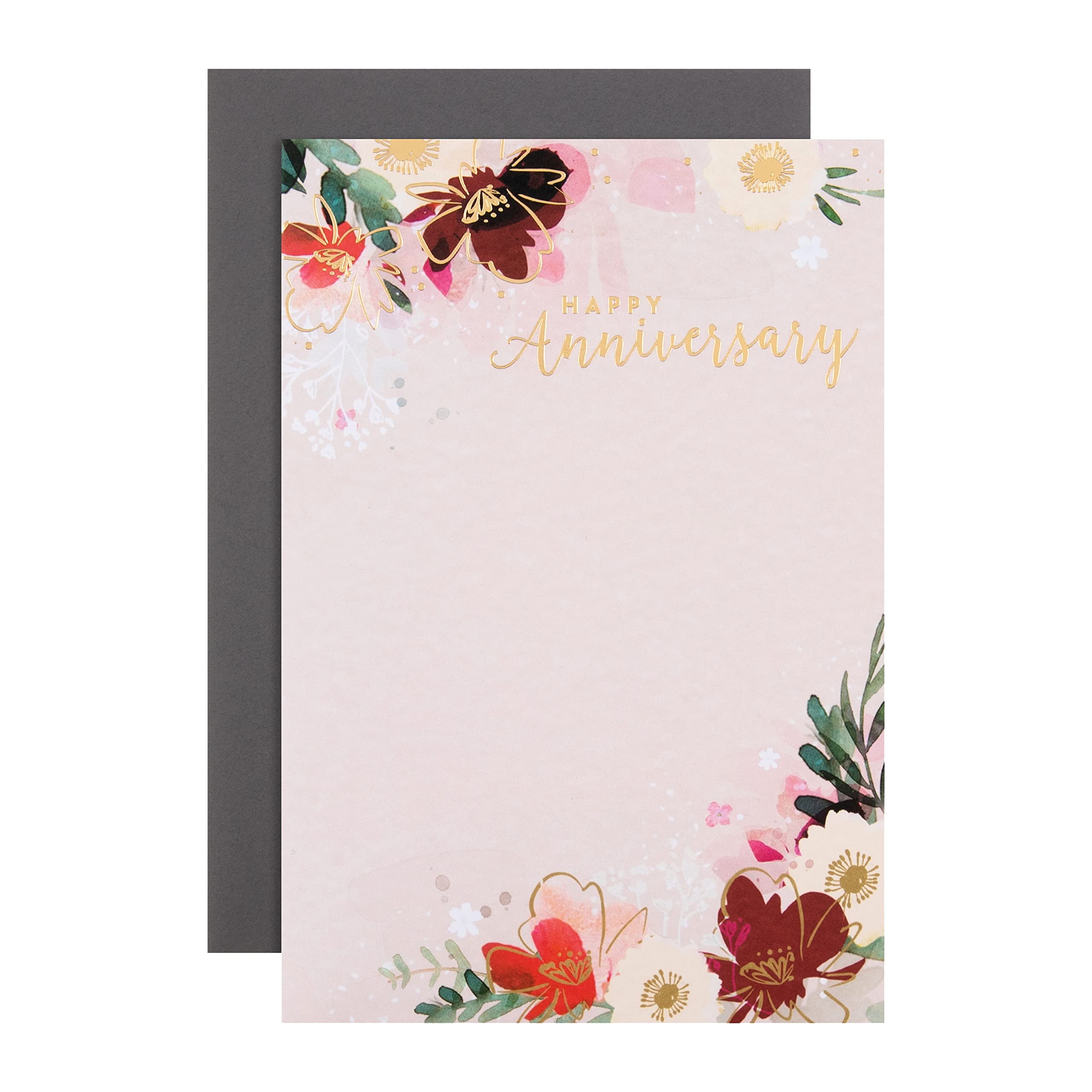 Hallmark Anniversary Card - Classic Floral Design