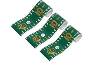 PATIKIL Adhesive Fish Ruler, 3 Pack 51 Inch Fish Measuring Tape Sticker Tape Waterproof for Fishing Boat Kayak Workbench, Dar