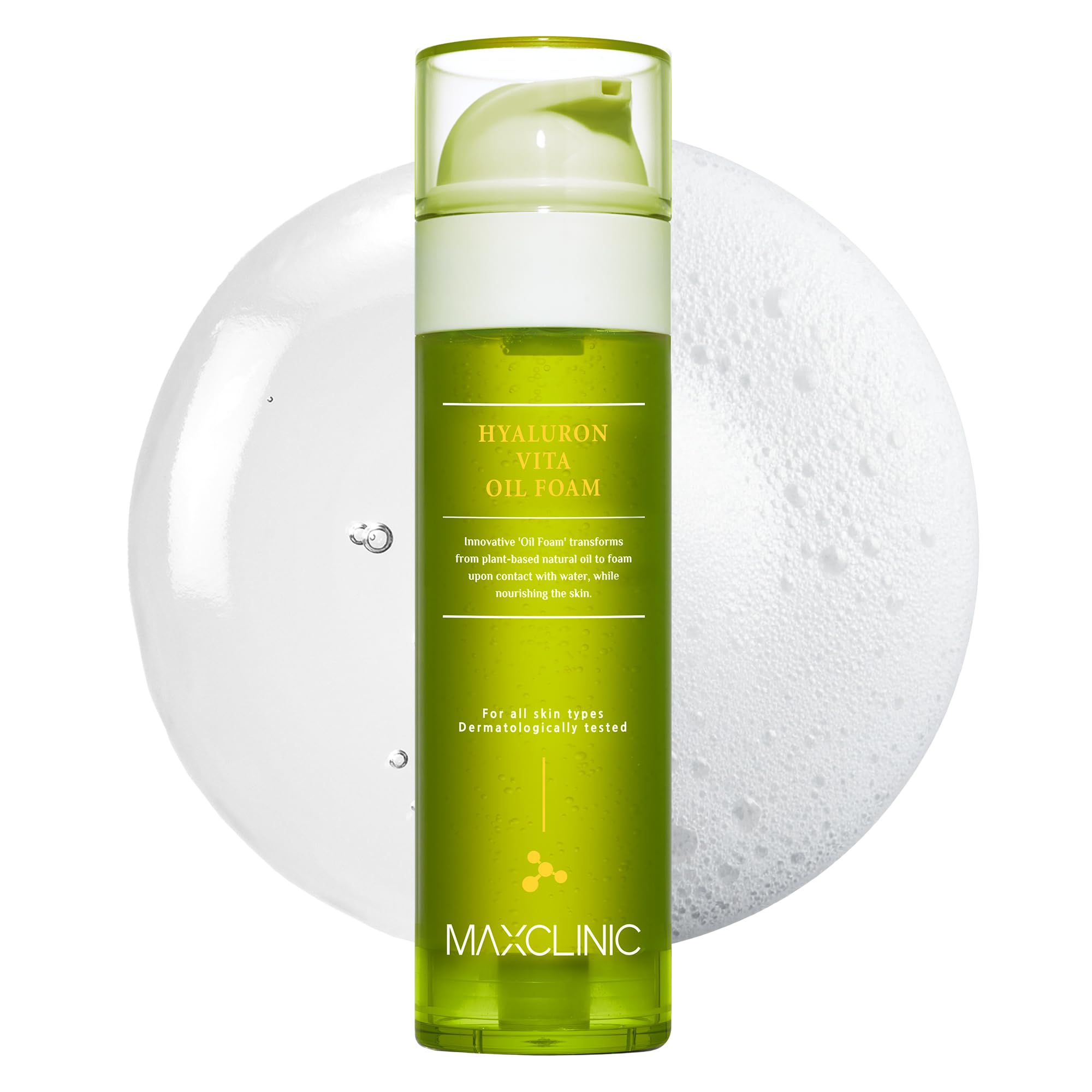 MAXCLINIC HYALURON VITA Double Foaming cleanser oil 110g 3.88 oz. for waterproof Makeup Remover