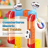 EUCOCO 150 PCS Track Fusion Toy Cube Track Set 3D Layout for Kids 4-12 view 3