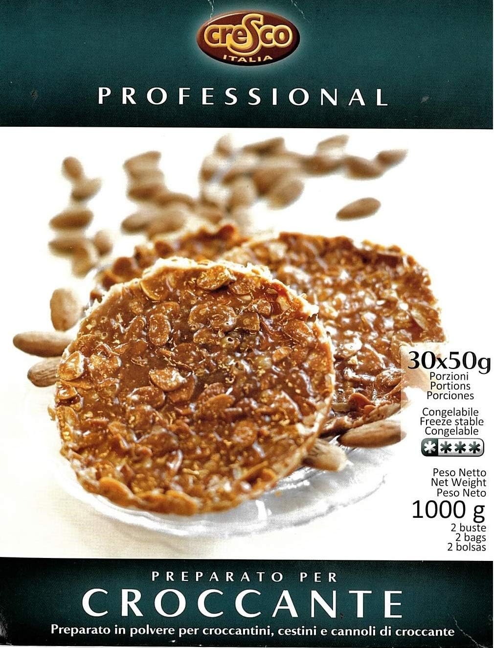 Preparato In Polvere Per Croccantini Cestini E Cannoli Di Croccante 1000 Grammi Amazon It Alimentari E Cura Della Casa