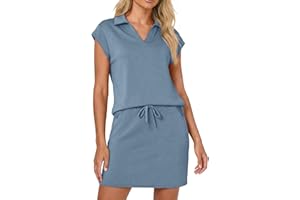 Casly Lamiit Womens Two Piece Skirt Sets Tennis Outfits Casual Cap Sleeve Lapel Shirt Summer Athletic Sport Short Skort Set