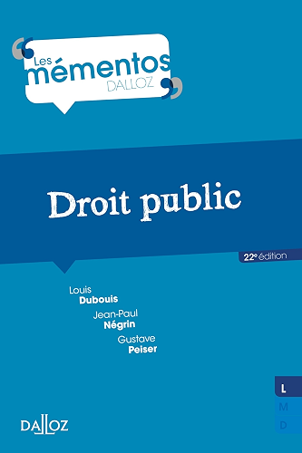 Download Droit public (Mémentos) PDF