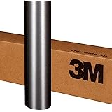 3M 1080 BR201 BRUSHED STEEL 60"x12" Vinyl Flex Wrap