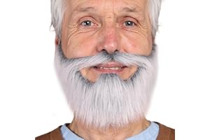 Honcloud Easy to Wear Fake Beard Novel Styles Suitable for Costume Matching Halloween Party