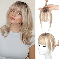 Amazon.com : purshine Clip in Bangs, 100% Human Hair Bangs Wispy