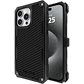 Pelican Shield 6.7" Apple iPhone 15 Pro Max Case - Compatible with MagSafe - 21FT MIL-STD Drop Protection - Magnetic Charging Phone Cases for iPhone 15 Pro Max with Belt Clip Holster Kickstand - Black