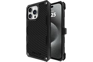 CASE-MATE Pelican Shield Series - iPhone 15 Pro Case 6.1" [Compatible with MagSafe] [21ft Military Grade Drop Protection] Magnetic Charging Phone Case Cover with Belt Clip Holster Kickstand - Black