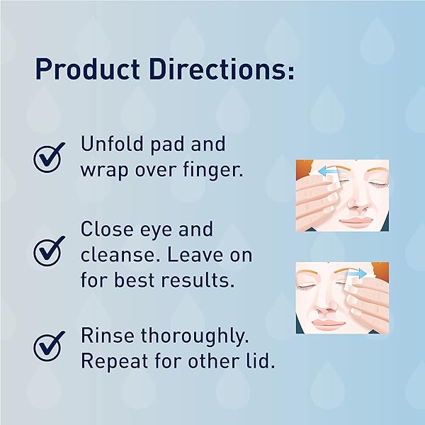 OCUSOFT LID SCRUB PLUS – PRE-MOISTENED LEAVE-ON EYELID WIPES FOR MODERATE TO SEVERE CONDITIONS – MOISTURIZING EYELID CLEANSER FOR MAXIMUM RELIEF – 30 COUNT