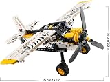 LEGO Technic Bush Plane 42198 Zebra Print Airplane Toy 8+ Model Engine view 8