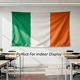 SHATCHI Ireland Flag 5ft x 3ft Polyester with Brass Eyelets view 4