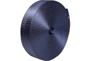 Devobunch 1 Inch Nylon Webbing Strap, Heavy Duty Nylon 10|25 Yard Webbing Roll, Durable Nylon Strapping for Indoor or Outdoor Gear, DIY Crafting, Repairing, 18 Vibrant Colors