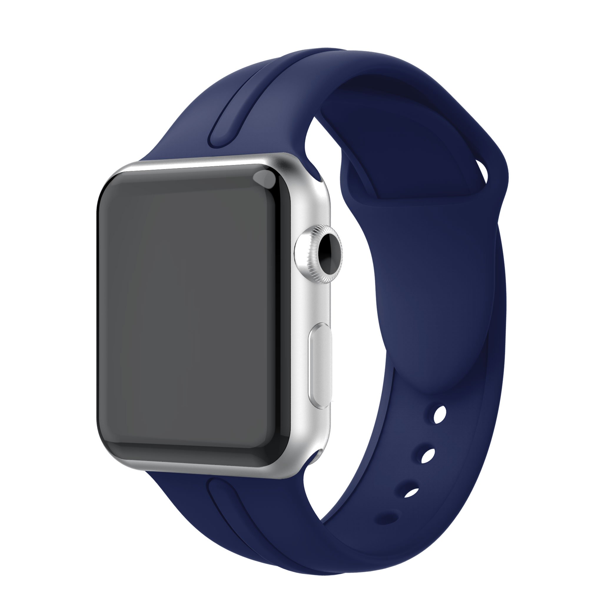 Apple Watch Bands 38mm, Supore Adjustable Cozy Replacement Soft Silicone for Apple Watch 2015 & 2016 Edition Sport