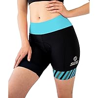 Women's Triathlon Shorts – High Waist Padded Cycling Shorts With Butterfly Design For Training