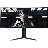 LG UltraGear QHD 34-Inch Curved Gaming Monitor 34GP83A-B, Nano IPS 1ms (GtG) with VESA DisplayHDR 400, NVIDIA G-SYNC, and AMD