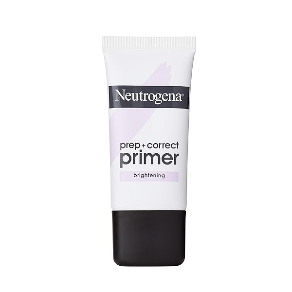 NEUTROGENA PREP + CORRECT PRIMER FOR BRIGHTENING SKIN, ILLUMINATING MAKEUP PRIMER WITH SEAWEED EXTRACT TO HELP BRIGHTEN SKIN & MINIMIZE PORES, 1.0 OZ