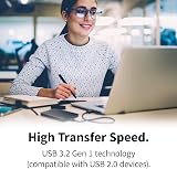Toshiba Canvio Partner 4TB Portable External Drive USB 3.2 Mac Windows view 2